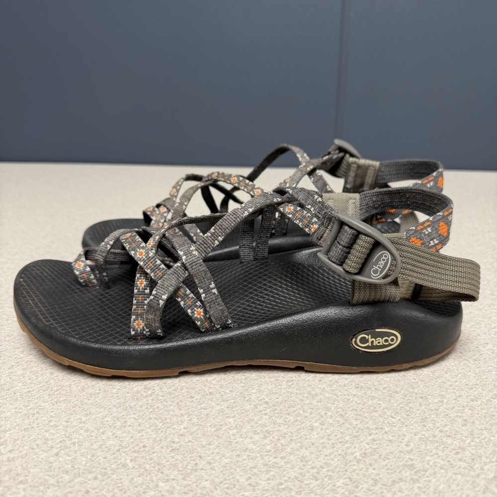 Women's Chaco Strappy Zx/2 Hiking Casual Sandals Size 10 Creed Golden